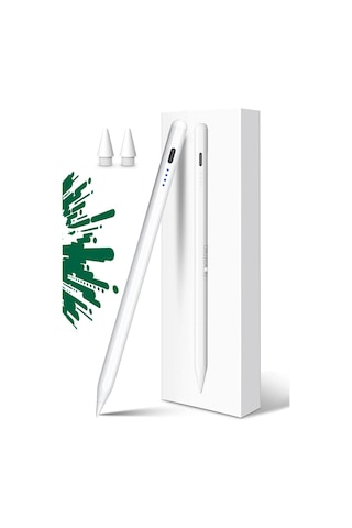 Novstrap Apple Uyumlu iPad Air 11 M2/m3 İle Dokunmatik Tablet Kalemi Dz900 Gen3 Stylus Pencil Avuç İçi Reddi 2 Adet Yedek Uç