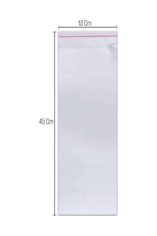 13X45 Bantlı Opp Parlak-Şeffaf Jelatin 100 Adet
