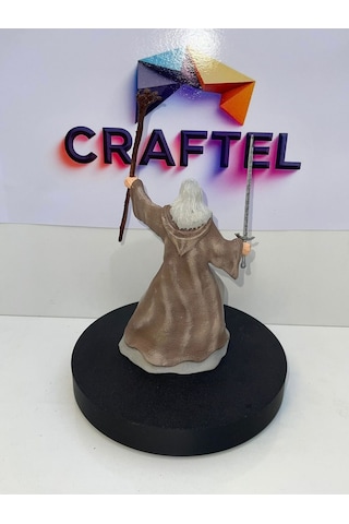 Lord Of The Rings Yüzüklerin Efendisi Koleksiyonluk Gri Gandalf Figür Biblo Oyuncu Masası Aksesuarı Hediyelik 13cm
