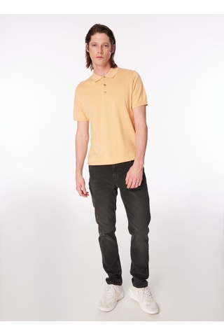 Fabrika Comfort Açık Turuncu Erkek Polo Yaka Regular Fit Kazak Fc4sm-kzk 0896
