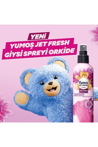 Yumoş Jet Fresh Orkide 200 ML + Jet Fresh Lilyum Giysi Spreyi 200 ML