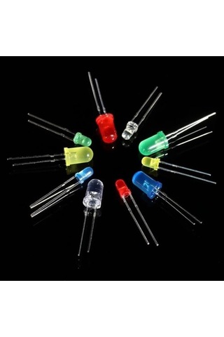 Trendooze Homyl 375 Adet Rgb Led'ler, 3mm Ve 5mm Boyut