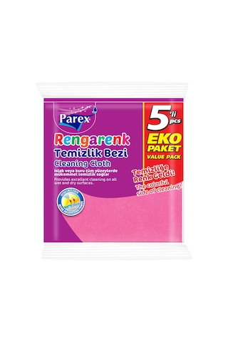 Rengarenk Temizlik Bezi, Sünger, Bulaşık Eldiveni Ve Altlığı Paketi