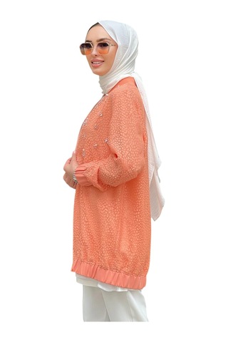 Kayra Kadın Ceket Ka-b24-13067 Pembe