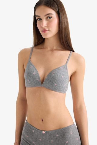 Defacto Kaplı Dolgusuz Balensiz Tişört Bra G6404ax26spgr371 Gri-gr371