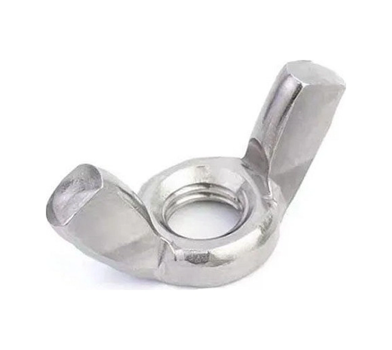 Kelebek Somun M12 Mm - 10 Adet İnox Galvaniz Kaplama Dın 315 A2 -