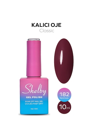 Shelby 10 Ml. A182 Kalıcı Oje