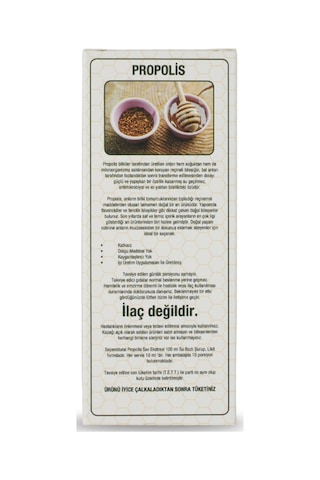 Sepe Natural Propolis Sıvı Ekstresi Su Bazlı Şurup 100 ML