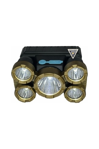 Şarj Edilebilir 5'li Kafa Feneri Siyah