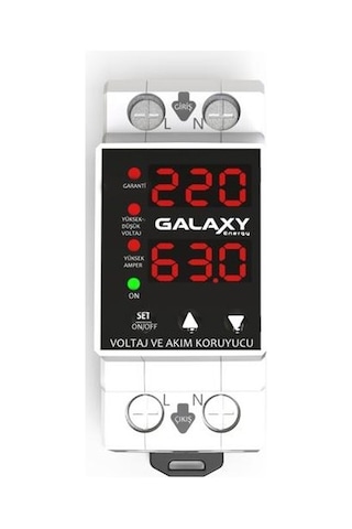 Galaxy Energy Galaxy D220 Monofaze Akım Kontrol Cihazı 63a