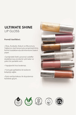 Farmasi Ultimate Shine Dudak Parlatıcısı 05 Lithium Quartz