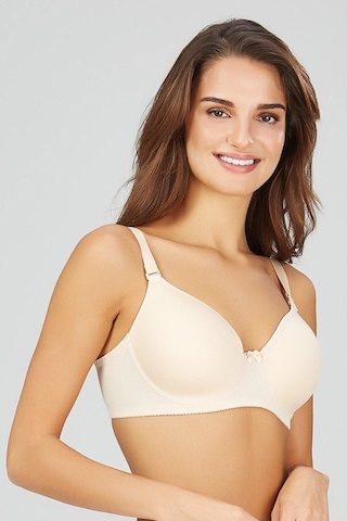 Kom Lıdya Toparlayıcı Balenli Soft Cup Sütyen Su03012 Ten