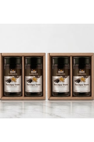 Saf Vanilya Toz 160g 40gx4 Gerçek Vanilya Tozu Vanilla Sticks Ground İşletme Boyu Avantajlı Paket