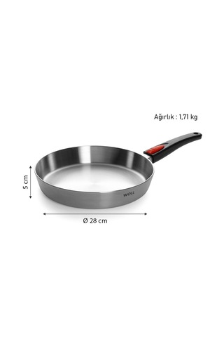Woll Concept Pro 28 Cm Çelik Kızartma Tavası D-WOLL1528CO