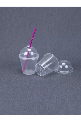 Softhomeplast Bubble Cup 300 Ml 20'li Şişeli Gonta Kapaklı Parlak Kupa 232455712 Beyaz