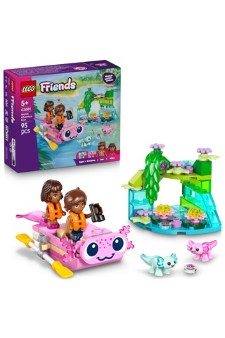 LEGO® Friends Axolotl Macera Teknesi 42681 -5 Yaş ve Üzeri Çocuklar için 2 Minifigür İçeren Yaratıcı Oyuncak Yapım Seti (95Parça)