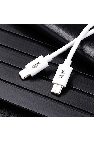 Linktech K569 Strong USB-C - Type-C 25W 1 Metre Şarj Kablosu