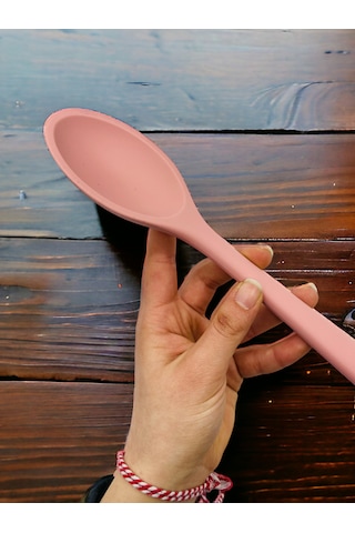 Sert Uçlu Isıya Dayanıklı Silikon Kepçe Kaşık Seti 28/22/20cm Smn