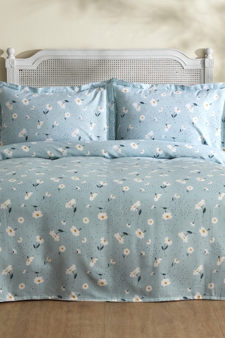 Karaca Home Daisy %100 Pamuk Çift Kişilik Pike Takımı Mint Pp 200.22.11.0409