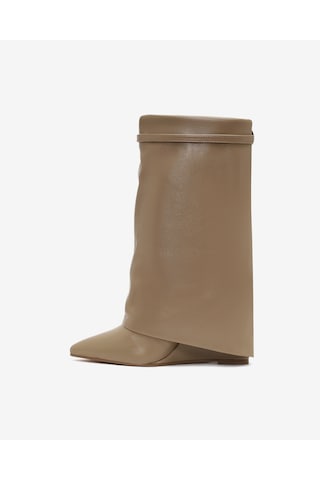 Steve Madden Shocker Taupe Kadın Bej Çizme Shocker-taupe