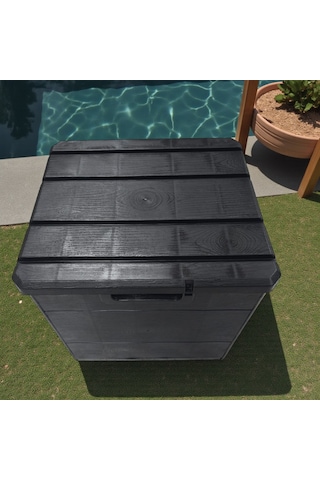 Bahçe Sandığı Çok Amaçlı Dolap 120 Lt 50x50x45 Antrasit
