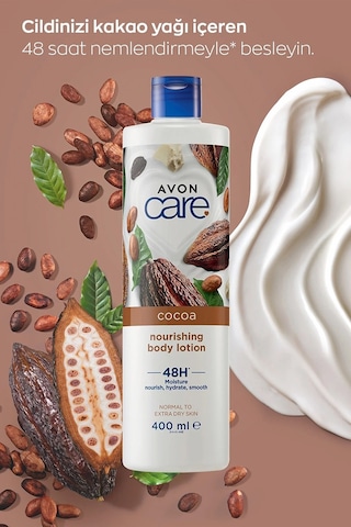 Avon Kakao Yağı E Vitaminli Vücut Losyonu 3 x 400 ML