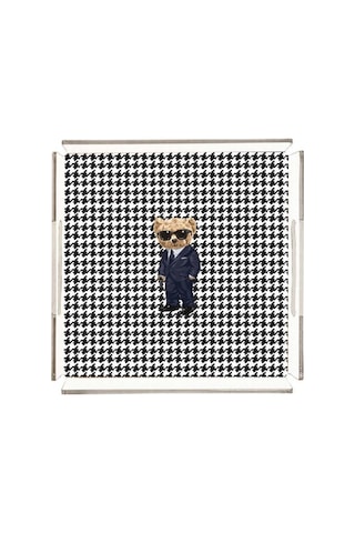 Teddy Pleksi Tepsi 25x25cm