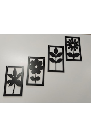 Duvar Süsü 4 Lü Set İsteğe Bağlı Kişiye Özel Renk Hazırlanacak