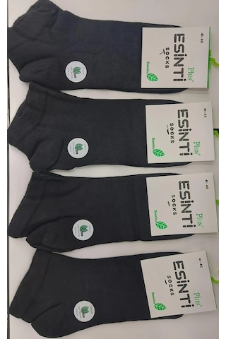 Esinti 12'li Paket Erkek Bambu Patik Çorap 001