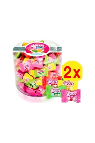 Elvan Ibon Meyve Aromalı Sütlü Dolgulu Şekerleme 2 x 1 KG Elvan Ibon Meyve Aromalı Sütlü Dolgulu Şekerleme 2 x 1 KG