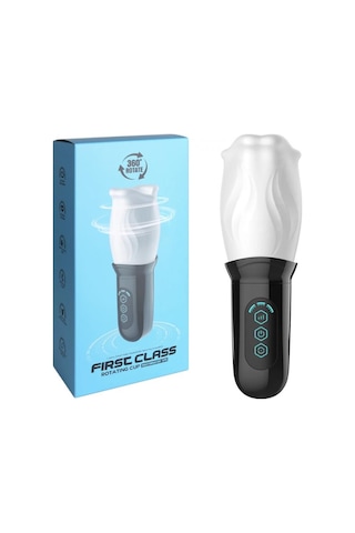 Carmine 360 Derece Dönebilen Güçlü Emiş Yapabilen Şarjlı Su Geçirmez Gül Model Otomatik Mastürbatör