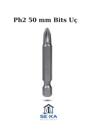 Ph2 50mm Bist Uç 20 Adet Kaliteli Mıknatıslı 1. Sınıf Profosyonel Yıldız Başlı Matkap Ucu