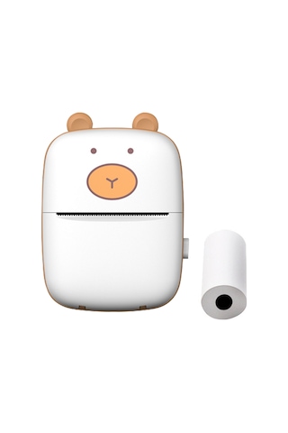 Yunboo A8 Mini Termal Yazıcı 203dpı - Bluetooth İle Fotoğraf, Not, Hata Kağıdı Ve Alışveriş Fişi Yazdırıcı - 1000mah Batarya Ve 57mm Kağıt Beyaz