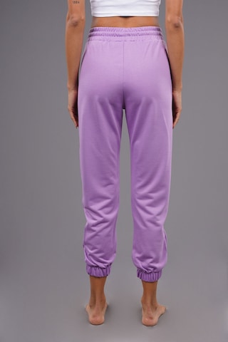 Gabria Cepli Paça Lastikli Eşofman Altı Lila