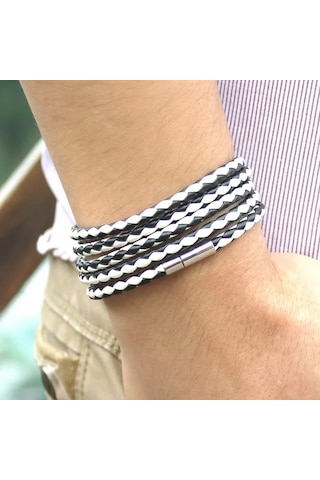 Gogoey Dbg9797 Erkek Deri Bileklik Çok Renkli