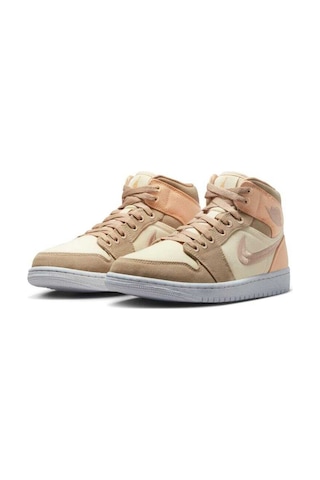Nike Air Jordan 1 Mid Se Kadın Basketbol Ayakkabısı Dv0427-102 Çok Renkli