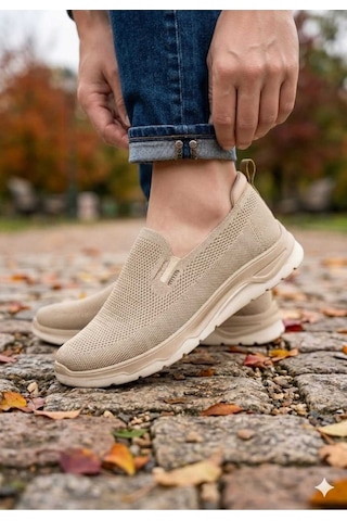 Mcdark Erkek Bej Triko Aqua Yazlık Sneaker Ayakkabı