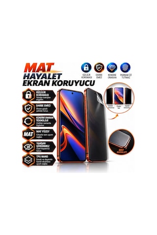Huawei Mate 80 Pro Max Wind Uyumlu Mat Hayalet Nano Kırılmaz Ekran Koruyucu Darbe Emici Ultra Plus
