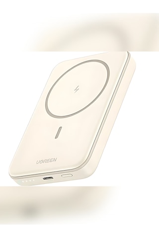 Ugreen 25208 10.000 mAh 20 W Magsafe Kablosuz Hızlı Powerbank Bej
