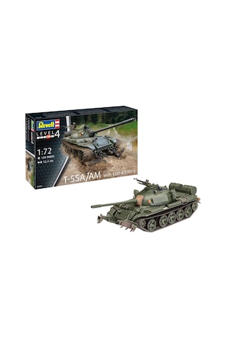 Revell Maket T-55a-am With Kmt-6-emt-5 Vso03328