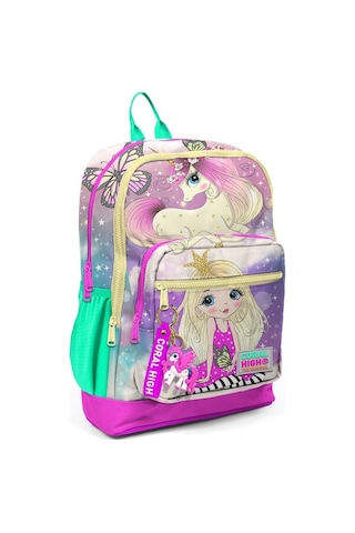 Coral High Unicorn Desen Büyük Boy Okul Sırt Çantası 23733