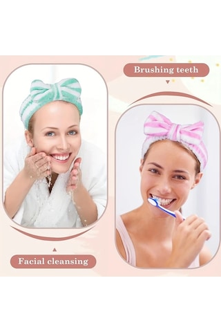 Elmpaly 4 Adet Yumuşak Kadife Saç Bandı - Yüz Temizliği, Duş Ve Yoga İçin Multifonksiyonel Çok Renkli