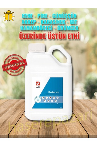 Vebi Draker 10.2 Cs Konsantre Genel Haşere İlacı 5 L