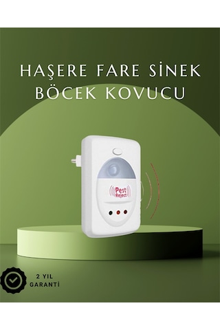 Ultrasonik Ses Dalgalarıyla Kimyasalsız Böcek Kovucu Cihaz