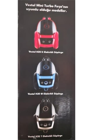 Vestel Mini Turbo Fırça H20 K- H30 M - H35 T Uyumlu