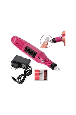 Elektrikli Tırnak Törpü Manikür ve Pedikür Seti 12V Pembe