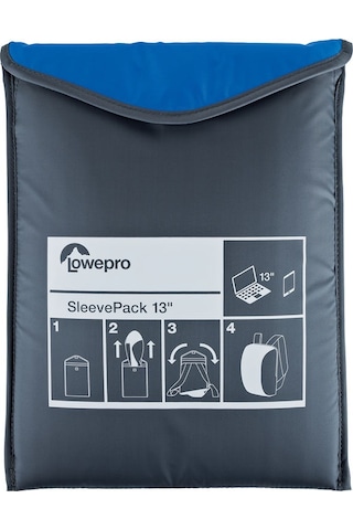 Lowepro Sleevepack 13 Packable Laptop Sleeve (Blue/Gray)
