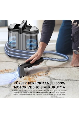 Sinbo Koltuk Halı Yıkama Ve Leke Çıkartma Makinesi Scc-7602