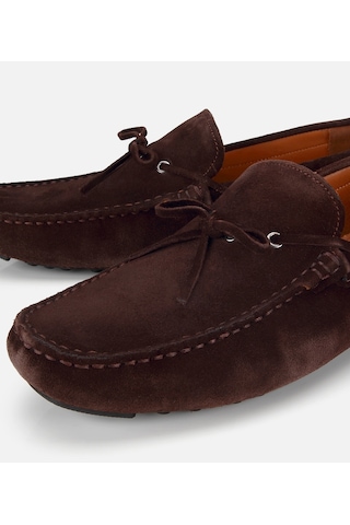 Hotiç Erkek Süet Deri Kahverengi Fiyonk Detaylı Günlük Loafer 02ayh319930a480 02ayh319930a480