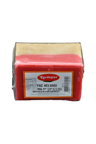 Kardeşler Kırmızı Yaz Helvası 3 x 900 G